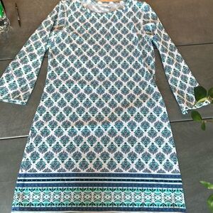 Cabana life, long sleeve dress size medium